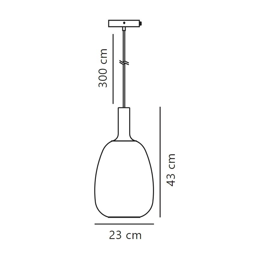 Nordlux - Suspension filaire ALTON 1xE27/60W/230V noir