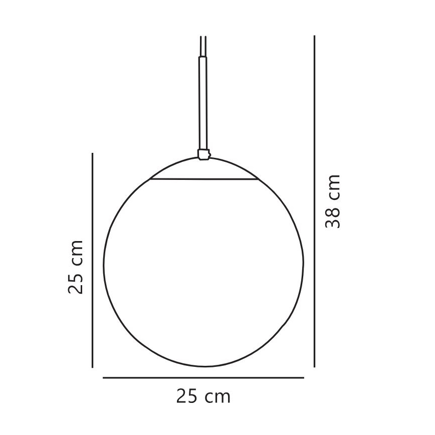 Nordlux - Suspension filaire CAFE 1xE27/25W/230V d. 25 cm