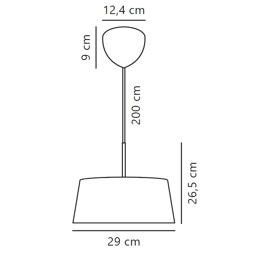 Nordlux - Suspension filaire CLASI 3xE14/10W/230V d. 29 cm