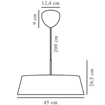 Nordlux - Suspension filaire CLASI 3xE14/15W/230V d. 45 cm