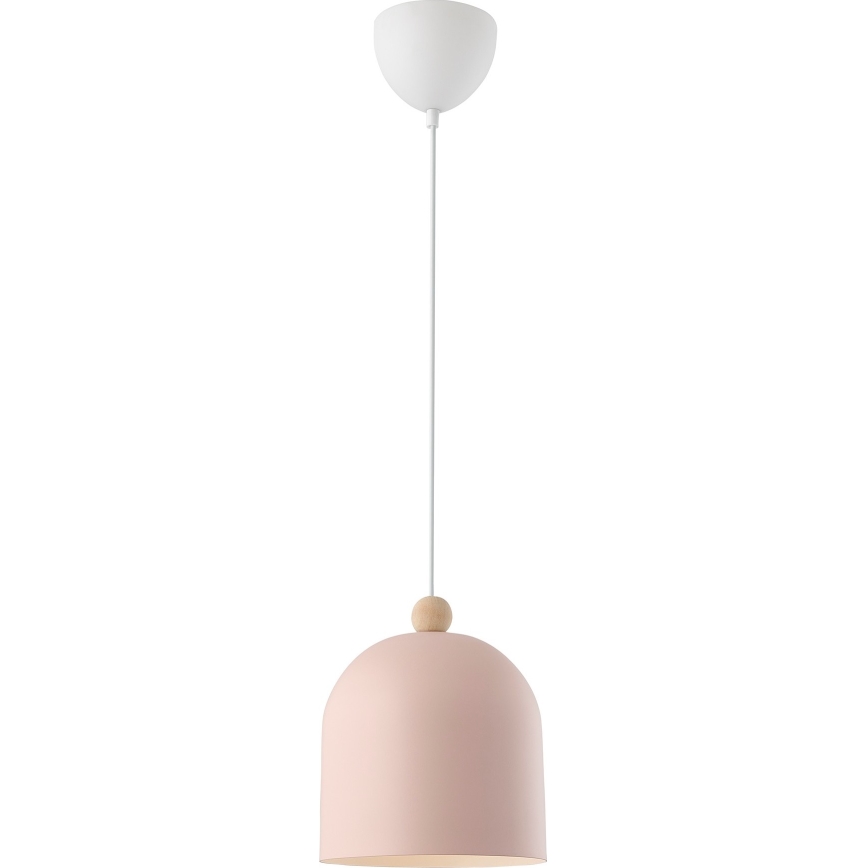 Nordlux - Suspension filaire GASTON 1xE27/40W/230V rose/blanc