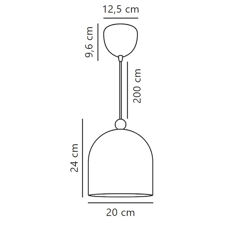 Nordlux - Suspension filaire GASTON 1xE27/40W/230V vert/blanc