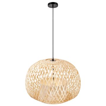 Nordlux - Suspension filaire HISOKA 1xE27/40W/230V noir/bambou