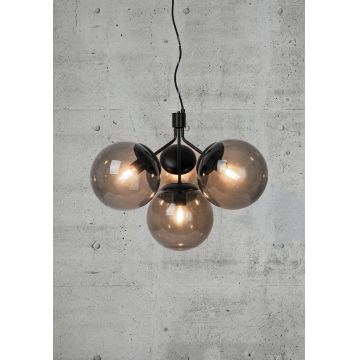 Nordlux - Suspension filaire IVONA 4xE27/28W/230V noir