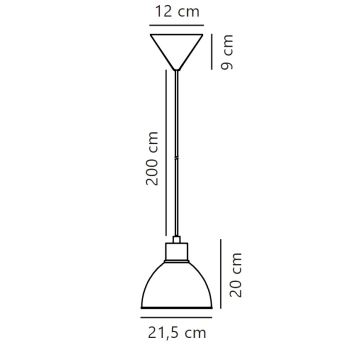 Nordlux - Suspension filaire POP 1xE27/40W/230V menthe