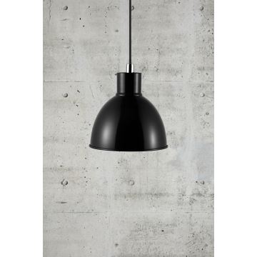 Nordlux - Suspension filaire POP 1xE27/40W/230V noir/chrome