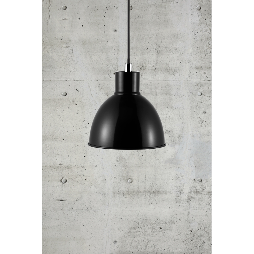 Nordlux - Suspension filaire POP 1xE27/40W/230V noir/chrome