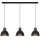 Nordlux - Suspension filaire POP 3xE27/40W/230V noir/doré