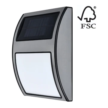 Numéro de maison solaire LED/3x0,1W/2,4V IP44 - certifié FSC
