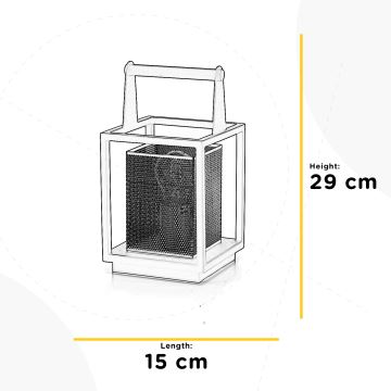 ONLI - Lampe de table MALIK 1xE27/22W/230V 29 cm doré/noir