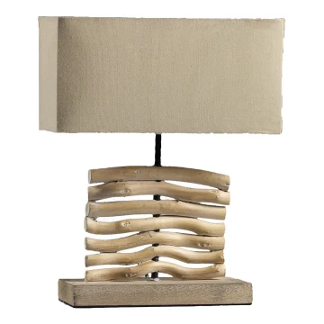 ONLI - Lampe de table MARICA 1xE27/22W/230V beige 38 cm