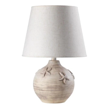 ONLI - Lampe de table MARINA 1xE27/22W/230V beige/blanc 60 cm