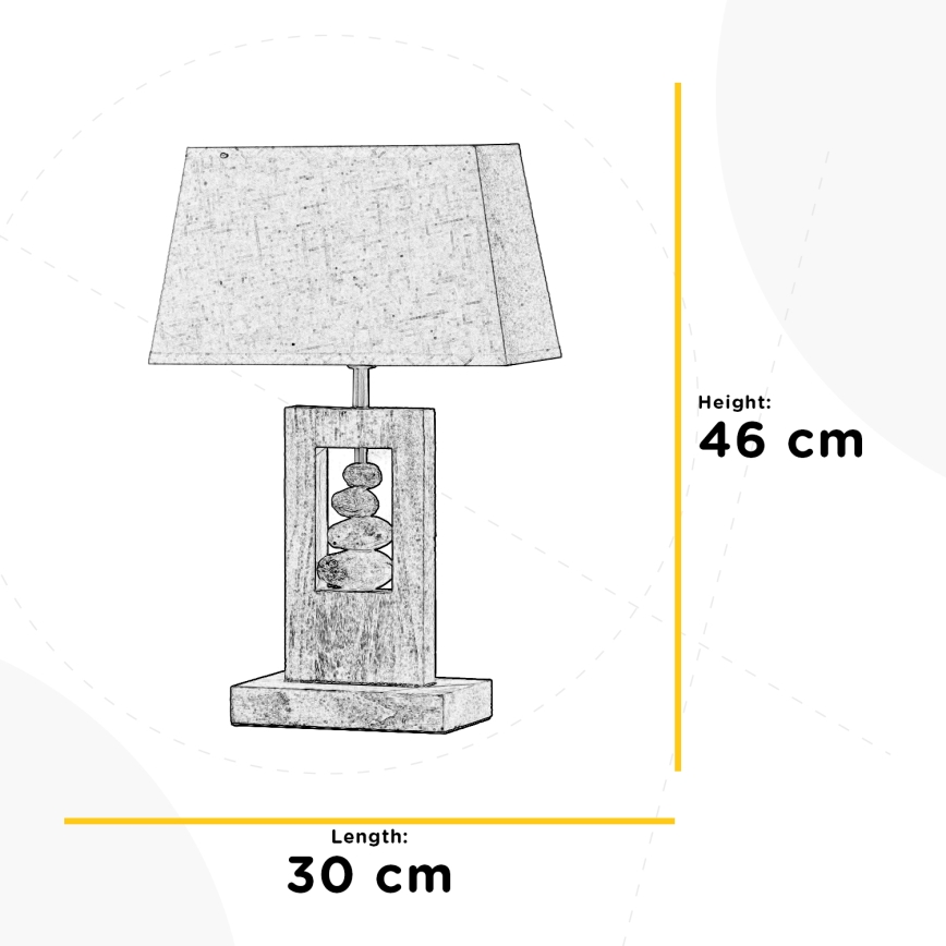 ONLI - Lampe de table MIRIEL 1xE27/22W/230V