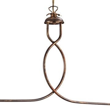 ONLI - Suspension chaîne ROSINA 2xE27/22W/230V bronze