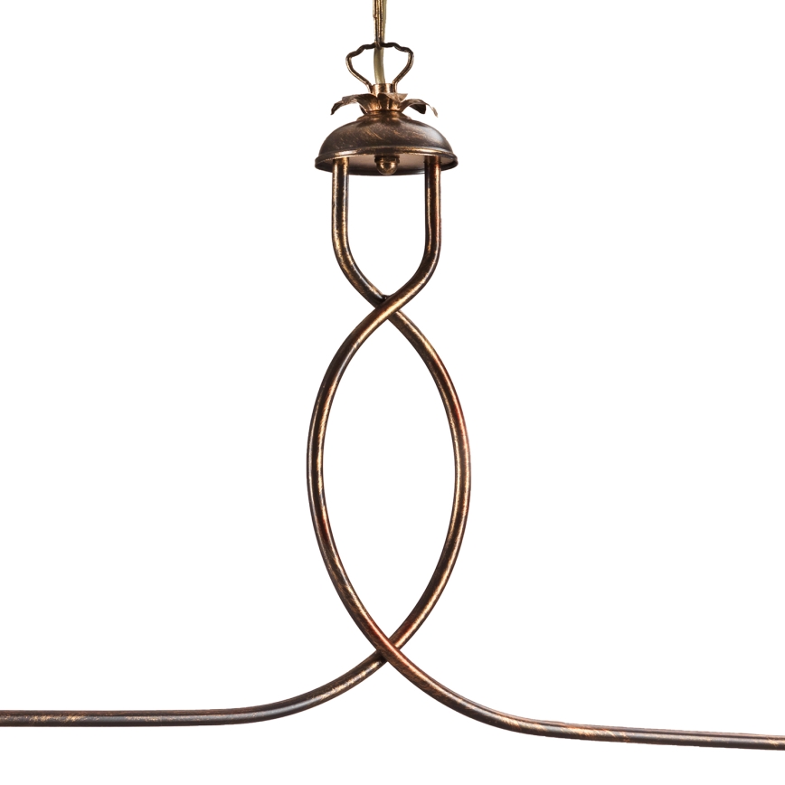 ONLI - Suspension chaîne ROSINA 2xE27/22W/230V bronze