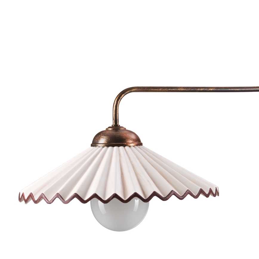 ONLI - Suspension chaîne ROSINA 2xE27/22W/230V bronze