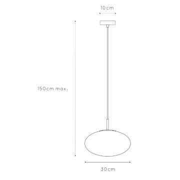 ONLI - Suspension filaire JANET 1xE27/6W/230V d. 30 cm