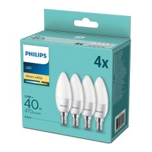 PACK 4x Ampoule LED Philips E14/5,5W/230V 2700K