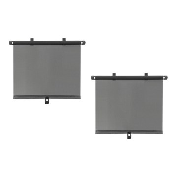 Pare-soleil à ventouses avec verrouillage 42 cm 2 pcs gris