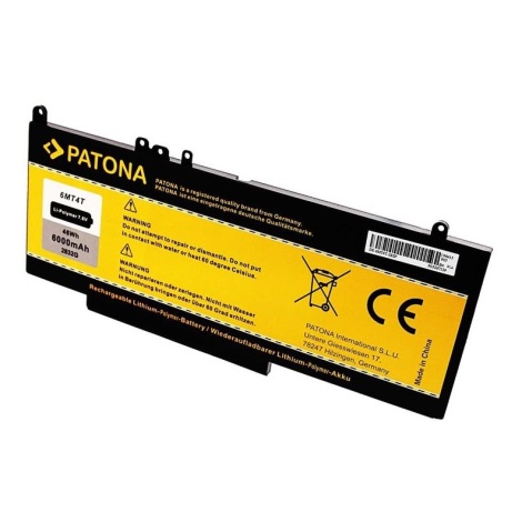 PATONA - Batterie Dell Lat.E5250/E5450/E5550 6000mAh Li-lon 7.6V