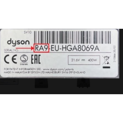 Batterie Patona Premium 21,6 V pour aspirateur Dyson V8