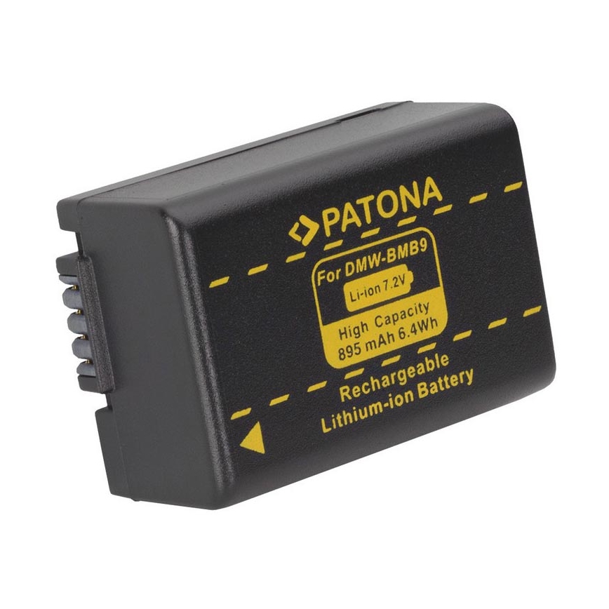 PATONA - Batterie Panasonic DMW-BMB9 895mAh Li-Ion