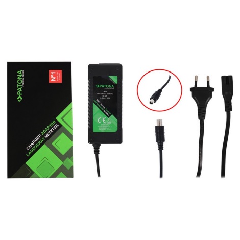 Chargeur pour Xiaomi M365, chargeur de scooter électrique 42V 2A, chargeur  de batterie rapide
