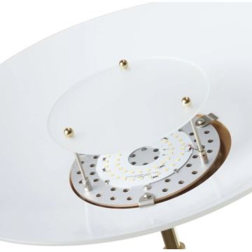 Paul Neuhaus - 655-60 - Lampadaire à intensité variable LED ALFRED 1xLED/28W/230V+1xLED/4W/230V laiton