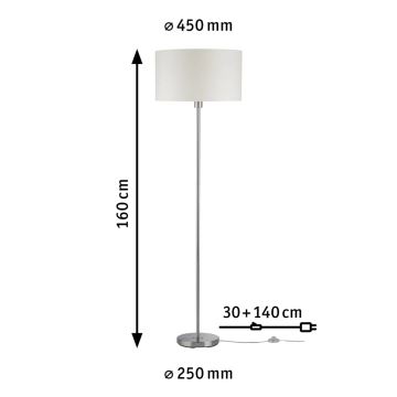 Paulmann 70922 - 1xE27/60W Lampadaire TESSA 230V