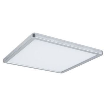 Paulmann 70994 - Panneau en saillie LED/16W ATRIA 230V 3000K 29,3x29,6 cm chrome mat