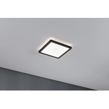 Paulmann 71014 - Panneau en saillie LED/11,2W ATRIA 230V 4000K 19x19 cm noir