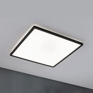 Paulmann 71016 - Panneau à intensité variable LED/22W ATRIA 230V 4000K 42x42 cm noir