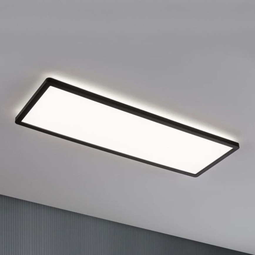 Paulmann 71017 - Panneau à intensité variable LED/22W ATRIA 230V 4000K 20x58 cm noir