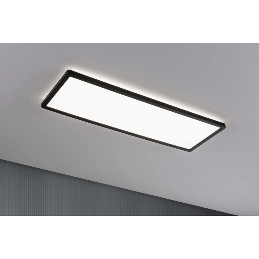 Paulmann 71017 - Panneau à intensité variable LED/22W ATRIA 230V 4000K 20x58 cm noir