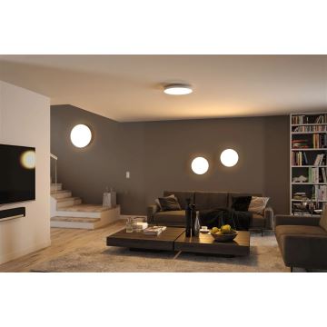 Paulmann 79895-LED/22W Plafonnier à intensité variable SMART VELORA 230V 2700-6500K