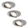 Paulmann 92533 - PACK 3x Luminaire LED encastrable PREMIUM LINE 3xGU10-LED/4W/230V