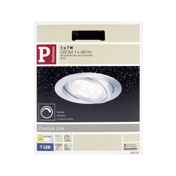 Paulmann 92832 - Spot encastrable LED salle de bain COIN 1xLED/7W/230V