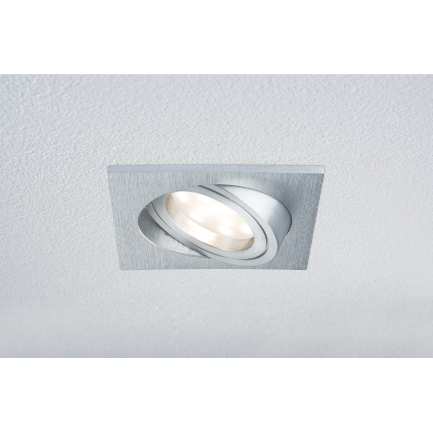 Paulmann 92839 - LOT 3x LED/7W IP23 Spot encastrable salle de bain à intensité variable COIN 230V