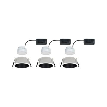 Paulmann 93402 - LOT 3xLED/6W IP44 Spot encastrable salle de bain à intensité variable COLE 230V