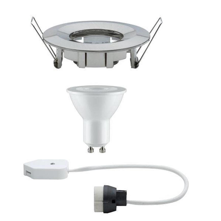 Paulmann 93976 - LED-GU10/7W IP65 Luminaire à intensité variable salle de bain NOVA 230V