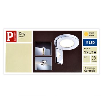 Paulmann 99086 - LED/3,2W Éclairage de miroir RING 230V