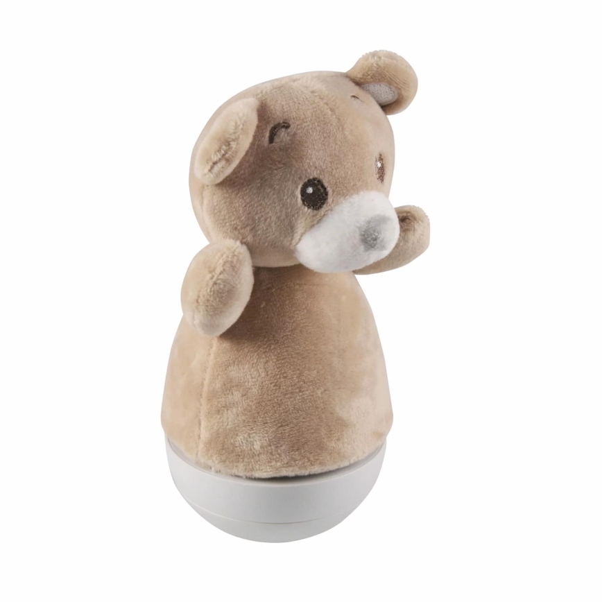 Petite lampe de nuit pour enfants LED RVB avec mélodie 3xAAA/5V bear