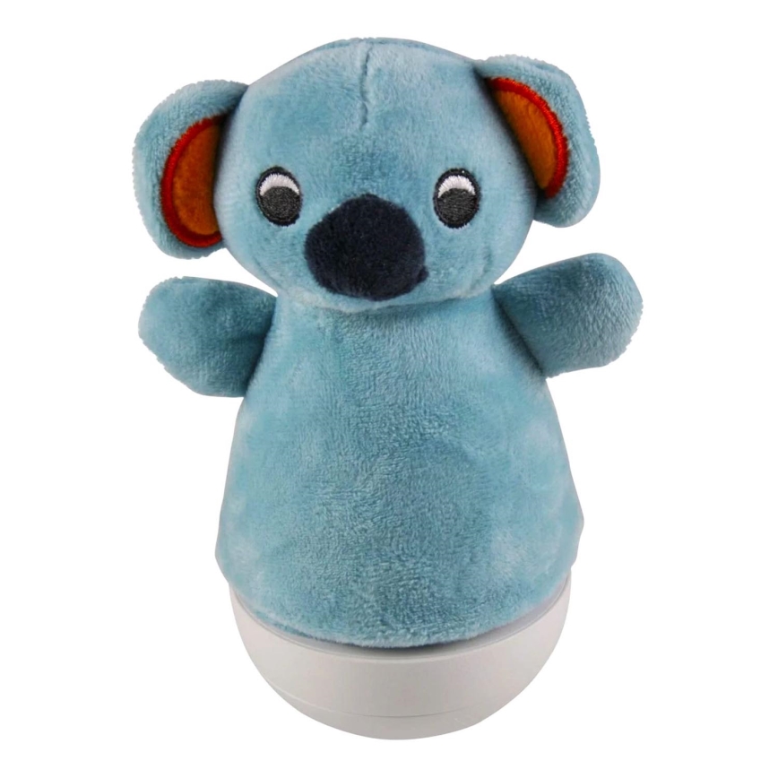 Petite lampe de nuit pour enfants LED RVB avec mélodie 3xAAA/5V koala