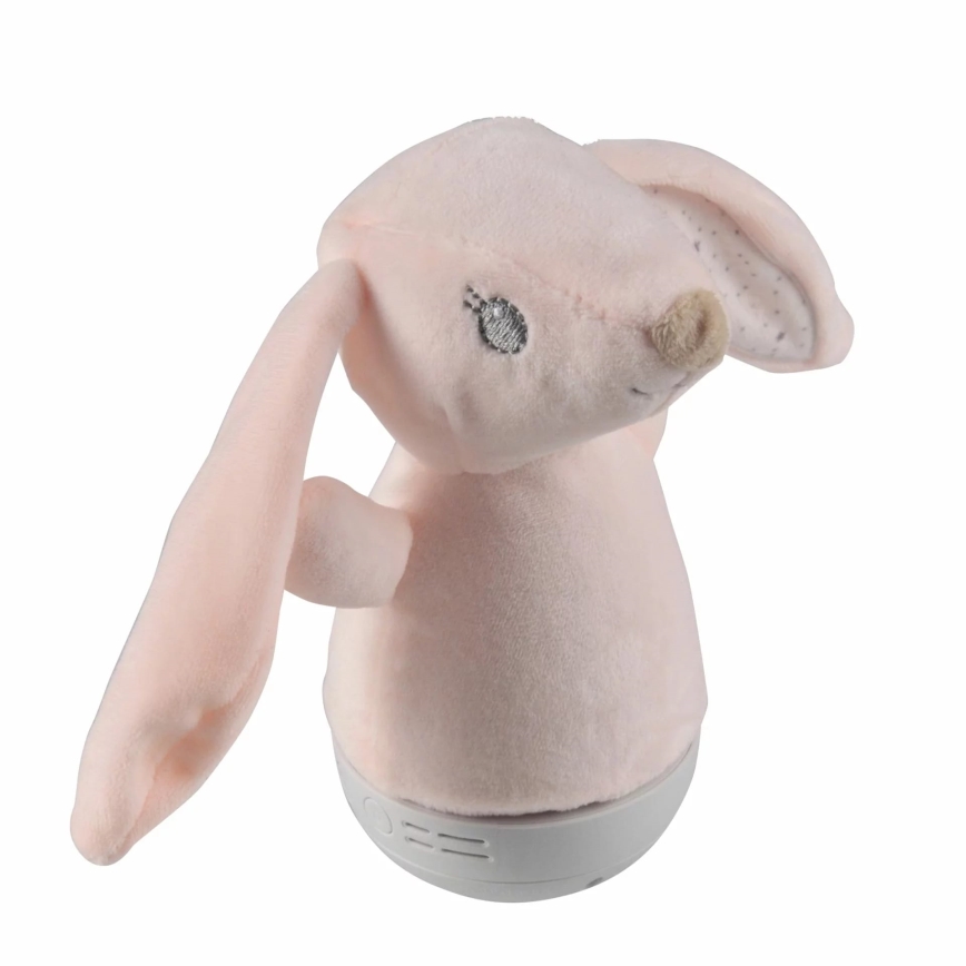 Petite lampe de nuit pour enfants LED RVB avec mélodie 3xAAA/5V lapin