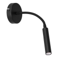 Petite lampe flexible ARDEN 1xG9/8W/230V noir