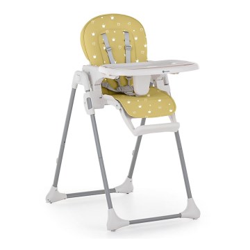 PETITE&MARS - Chaise haute pour enfant GUSTO jaune