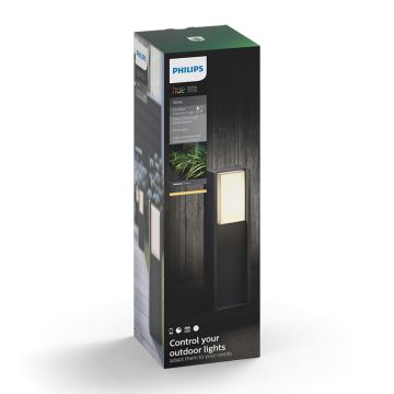 Philips - Lampe LED à intensité variable extérieure Hue TURACO 1xE27/9,5W/230V IP44