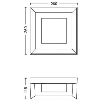 Philips - LED RGBW Applique murale extérieure à intensité variable Hue ECONIC LED/15W/230V 2000-6500K IP44