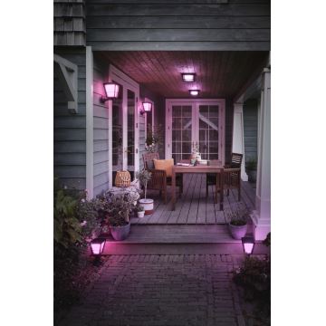 Philips - LED RGBW Applique murale extérieure à intensité variable Hue ECONIC LED/15W/230V 2000-6500K IP44