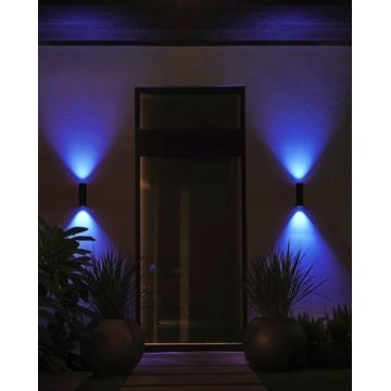 Philips - LED RGB Luminaire extérieur Hue APPEAR 2xLED/8W/230V IP44